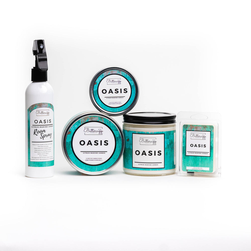 Oasis Soy Wax Candles and Melt