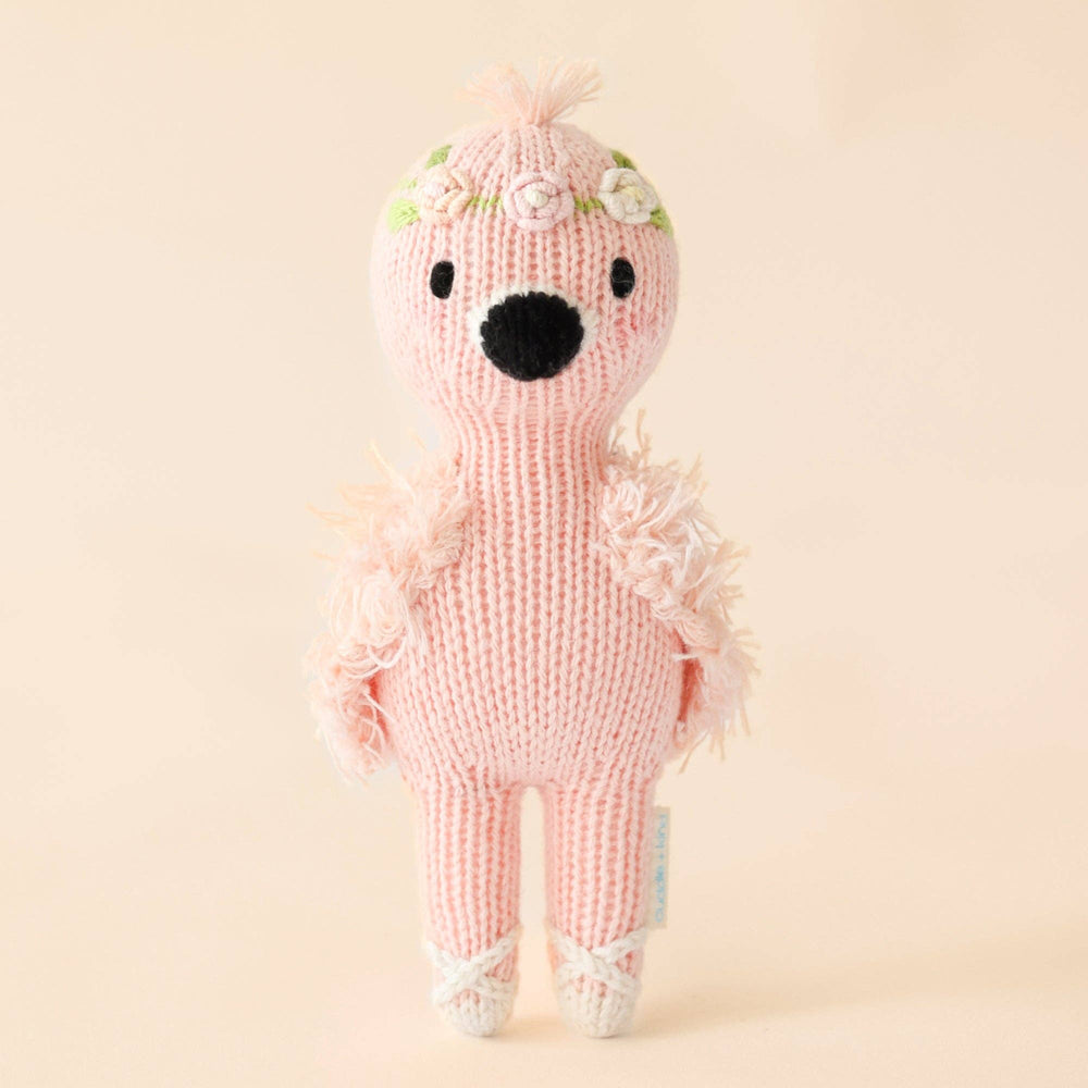 Tiny Penelope the flamingo, gives 10 meals