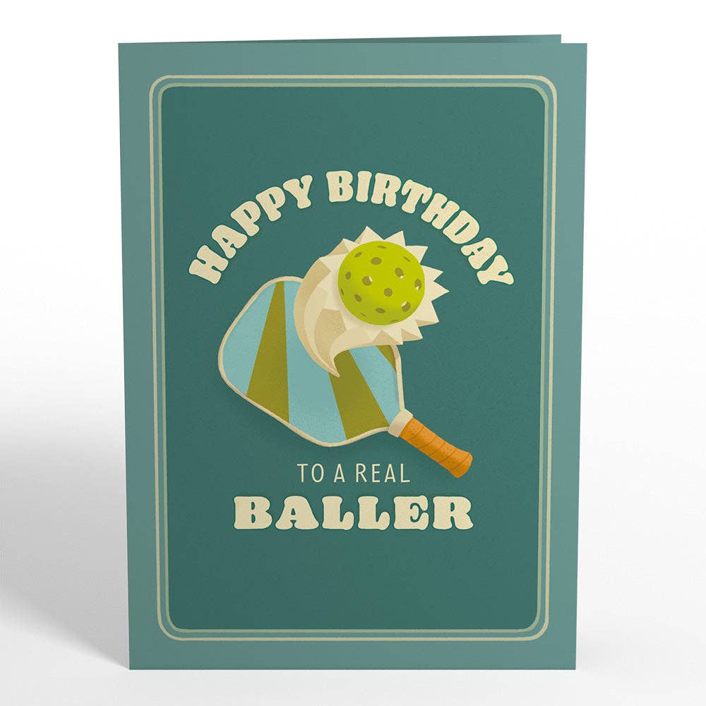 Pickleball Birthday Baller 5''x7'' Card, Game Day