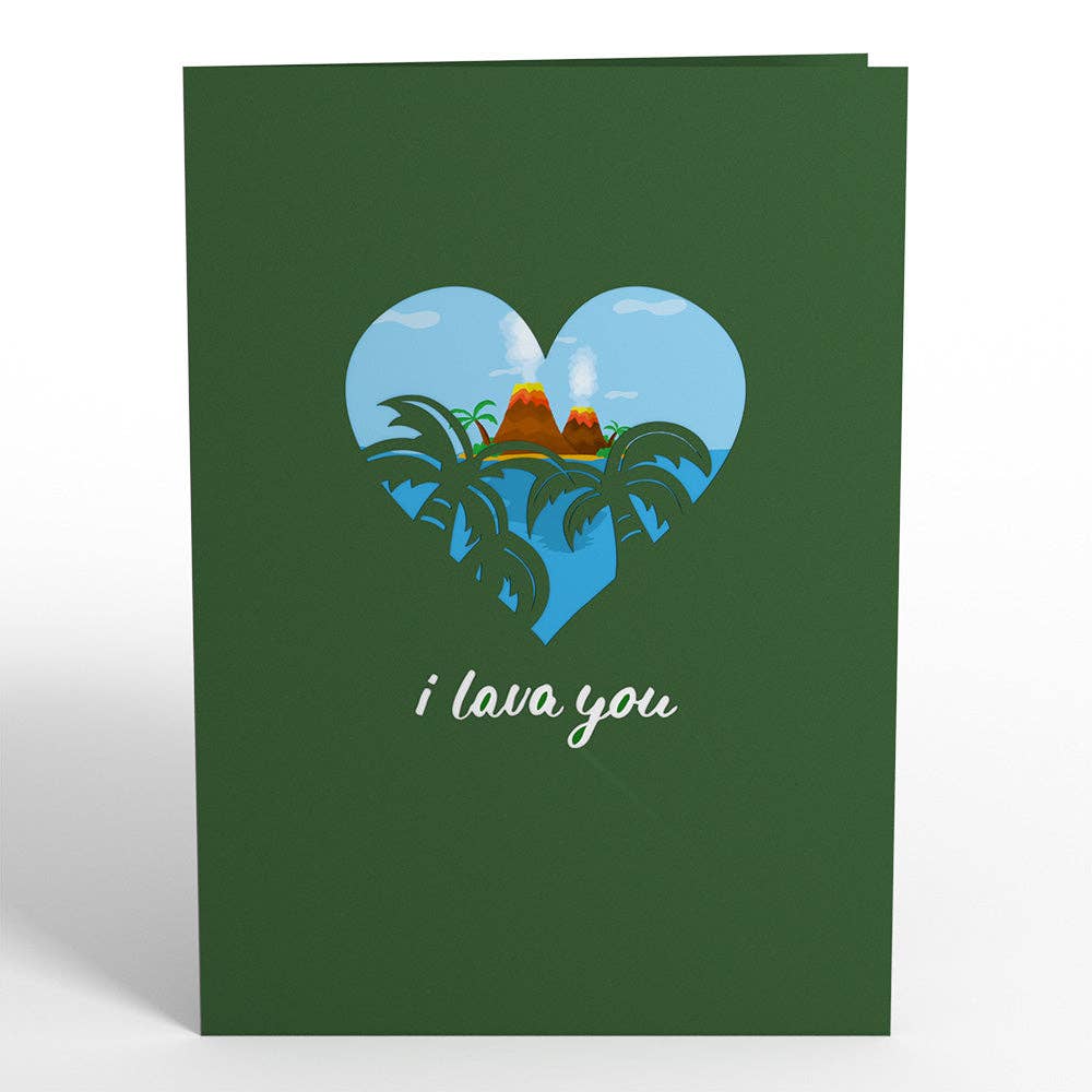 I Lava You 5''x7'' Card, Pop-Up Cards