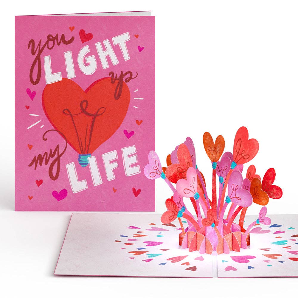 You Light Up My Life Light-Up Pop-Up Card