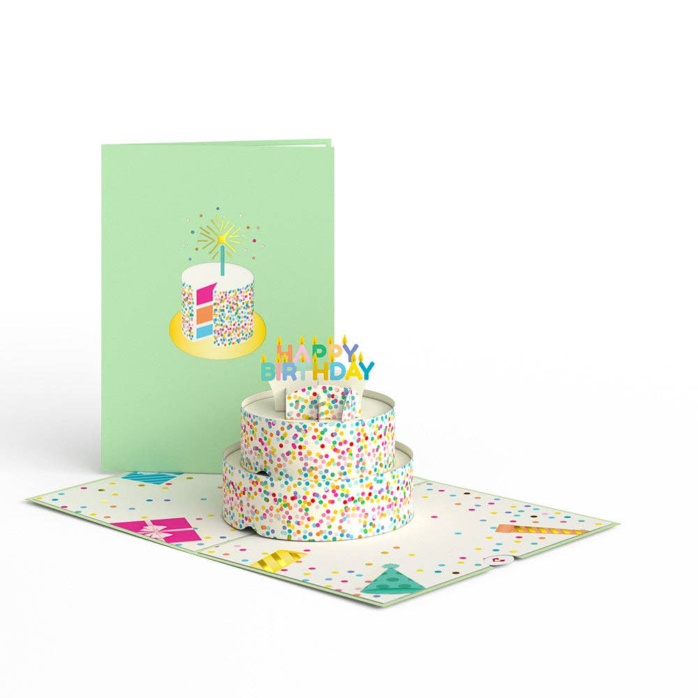 Sprinkles Birthday Cake 5''x7'' Card, Birthday Cards